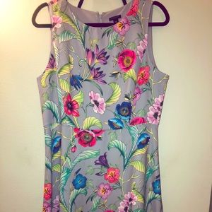 Ann Taylor Floral Dress, 12 Petite